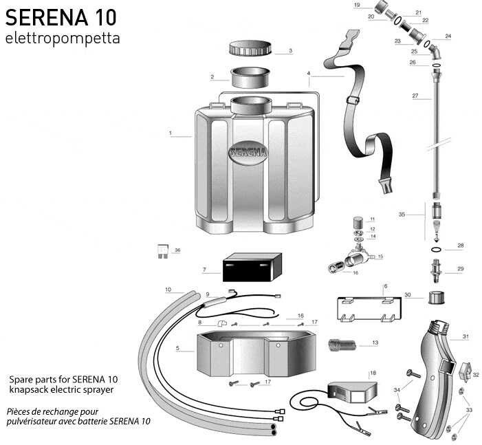 Attila N 10lt Spare Parts